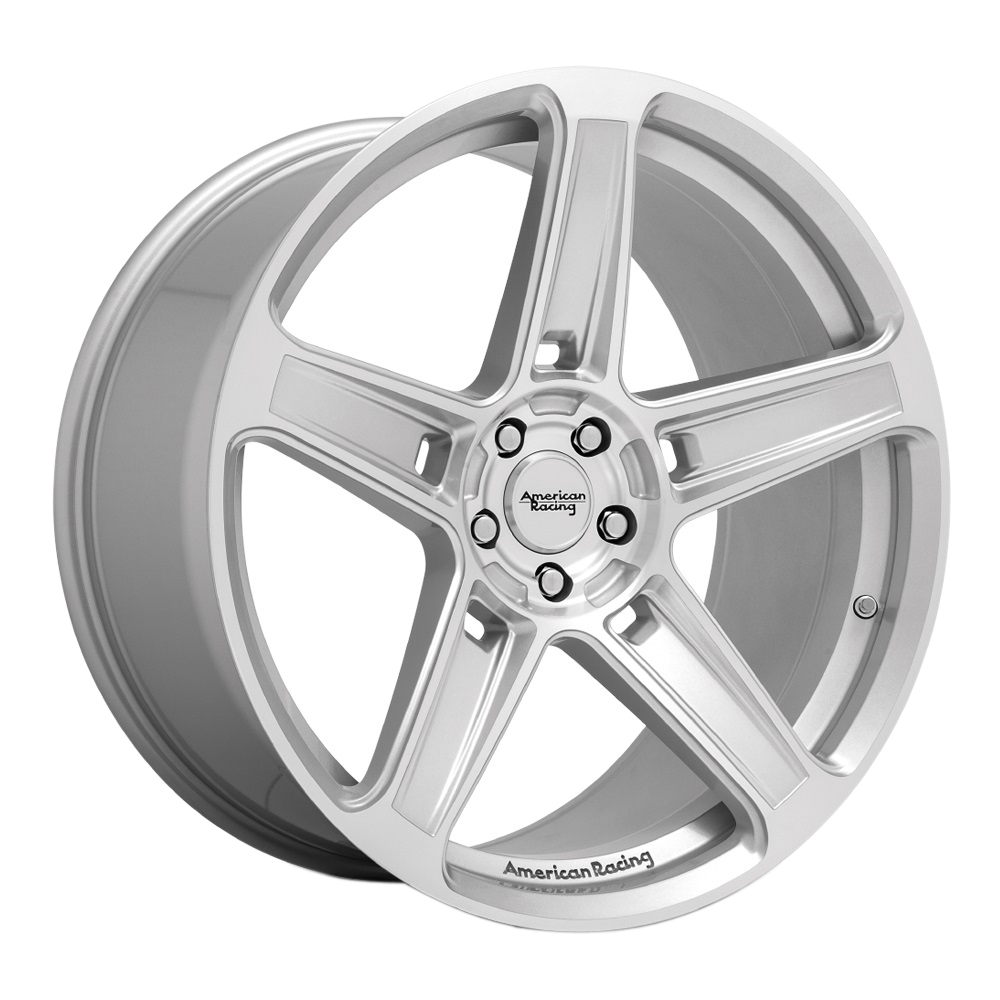American Racing Wheels AR936 Machined Silver Rim Performance Plus Tire